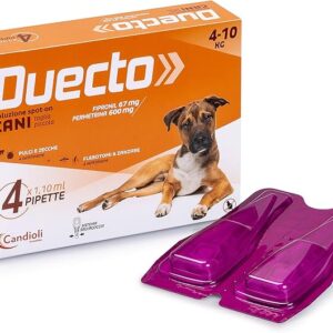Duecto spot-on cani 4/10 kg x 4 pippette