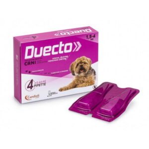 Duecto spot-on cani 1,5/5 kg x 4 pippette