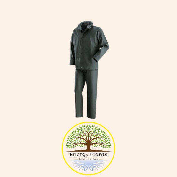 GIACCA+PANTALONE IMP. PVC/POLY  TG.L VERDE IGUAZU "461062"
