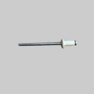 RIVETTO A STRAPPO BIANCO PERLA MM 4,0X7