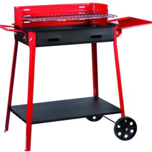 BARBECUE A CARBONELLA "SUPERMAX" CON APPOGGIO CM 60X40X85H
